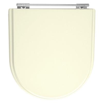 Assento Sanitário Calypso Alongado Resina Plástica Convencional Bege Pontto Lavabo 40CM
