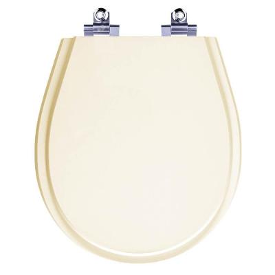 Assento Sanitário Avalon Bone Alongado Polipropileno Parafusado Fechamento Suave Bege Pontto Lavabo