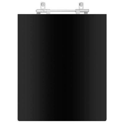 Assento Sanitário Cubo Quadrado Resina Plástica Parafusado Convencional Preto Fosco Pontto Lavabo