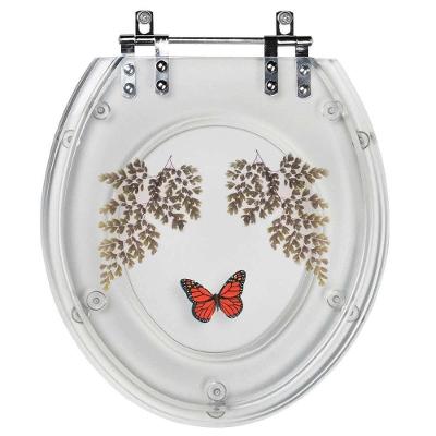 Assento Sanitário Avenca Oval Resina Plástica Convencional Incolor Pontto Lavabo