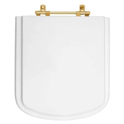 Assento Sanitário Bali Redondo Resina Plástica Parafusado Convencional Branco Pontto Lavabo