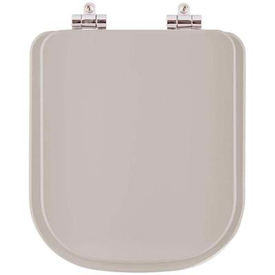 Assento Sanitário Axis Alongado Resina Plástica Fechamento Suave Bege Pontto Lavabo