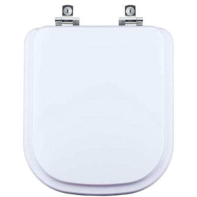 Assento Sanitário Debba Square Quadrado Resina Plástica Fechamento Suave Branco Pontto Lavabo