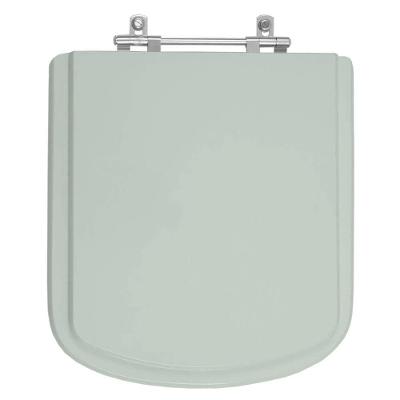 Assento Sanitário Bali Alongado Resina Plástica Parafusado Convencional Verde Água