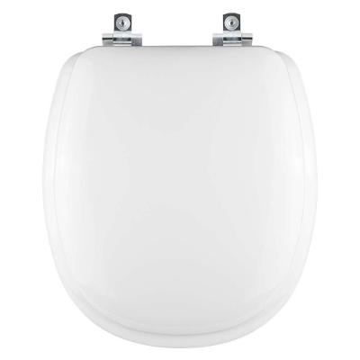 Assento Sanitário Aspen Alongado Poliuretano Almofadado Fechamento Suave Branco Pontto Lavabo