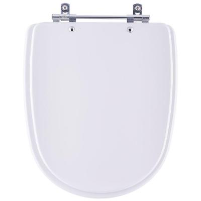Assento Sanitário Atena Alongado MDF Fechamento Convencional Branco Pontto Lavabo