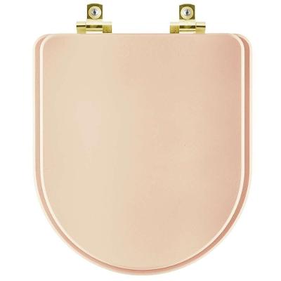 Assento Sanitário Carrara Alongado Polipropileno Fechamento Suave Rosa Floral Pontto Lavabo