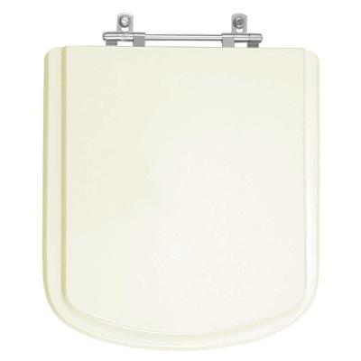 Assento Sanitário Bali Oval Resina Plástica Parafusado Convencional Bege Pontto