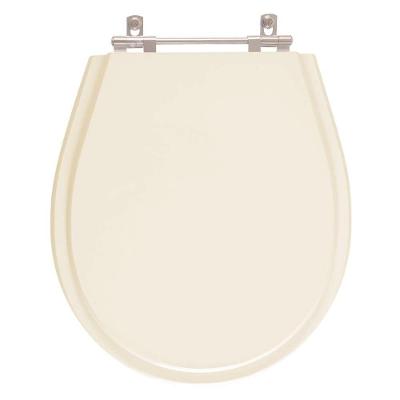 Assento Sanitário Aries Alongado Plástico Parafusado Convencional Bege Claro Pontto Lavabo