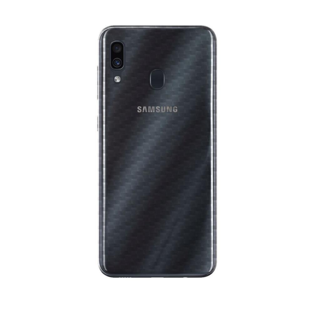 Película Traseira De Fibra De Carbono Transparente Para Samsung Galaxy A20 - Gorila Shield - 6