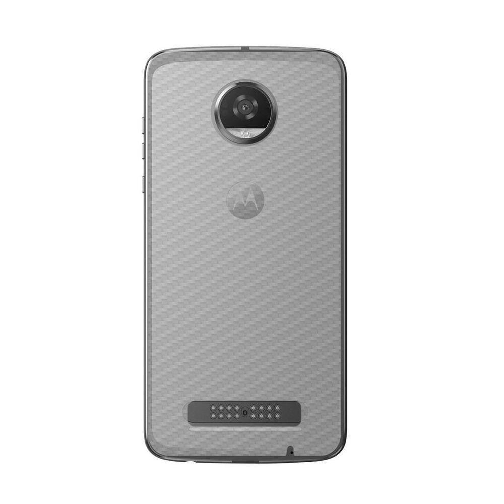 Película Traseira De Fibra De Carbono Transparente Para Motorola Moto Z2 Play - Gorila Shield - 1