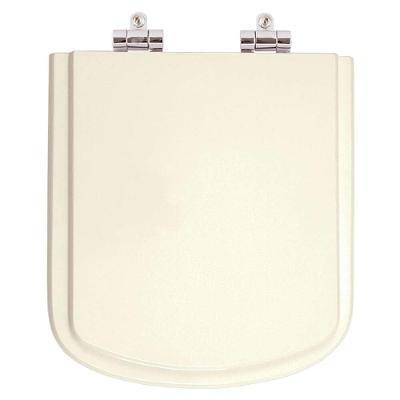 Assento Sanitário Bali Alongado Resina Plástica Fechamento Suave Soft Close Bege Pontto Lavabo