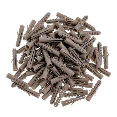 Bucha de Nylon 08mm 100 Unidades Fixação Segura Branco Bemfixa