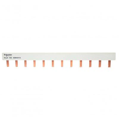 Barramento Neutro-Terra EZ9X33112 80A 12P Monofásico Cinza Schneider Electric