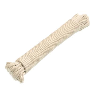 Corda Poliéster 3mm Branca com Resistência UV e 110kgf Bemfixa 20M