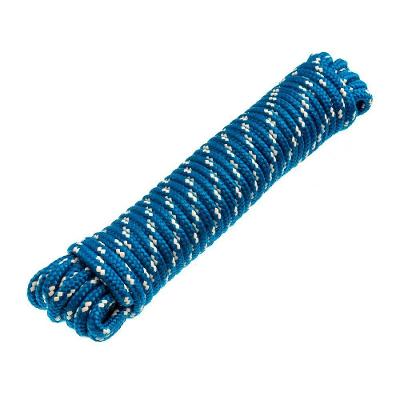 Corda 08mm Poliéster Azul Meada 10 Metros com Resistência UV Bemfixa 8MM 10M