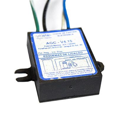 Chave de Partida Motor V-4 15 1001.8267 Eletrônica para Motores Monofásicos 2,0CV AGC