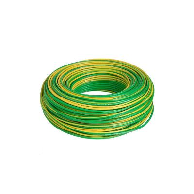 Cabo Elétrico NM247-3 750V Flex 4mm² Verde e Amarelo Isolação PVC BWF Sil Rolo 100M Bivolt