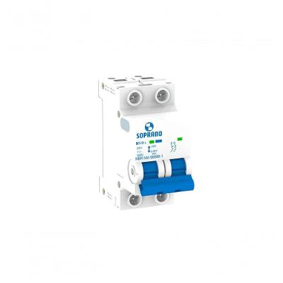 Disjuntor SHB2-L Alta Performance com Proteção Inox Soprano 50A 6KA