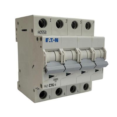 Disjuntor Miniatura Faz-C16-4-SA Curva C 16A 15KA Inox Eaton