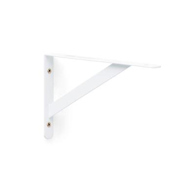 Kit 4x Suporte para Prateleira Mão Francesa com Ângulo 90 graus  20CM Branco Bemfixa