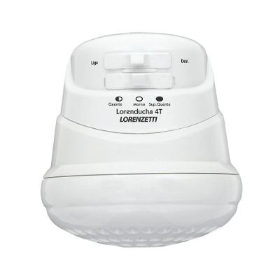 Ducha Lorenducha Manual 5500W Instalação de Parede 4 Temperaturas Branco Lorenzetti 110V