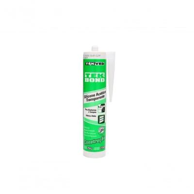 Adesivo Silicone Acético 270ML Transparente Tekbond Uso Geral 256G