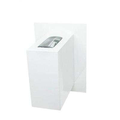 Arandela AR106LL Fina Box para Parede Branco Hansa 100CM Alumínio Vidro Temperado Bivolt