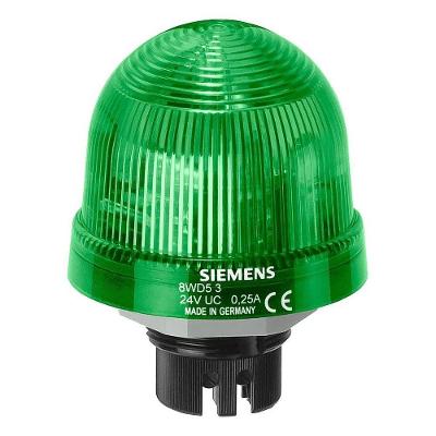 Lâmpada de Sinalização 8WD5350-0CC com Flash Único Verde Siemens