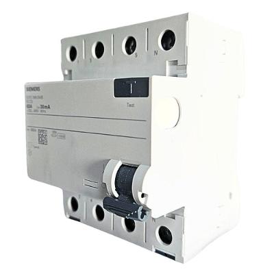 Interruptor DR 5SV5 346-0MB 3P+N 63A-30mA AC 380V com Proteção Tipo AC Siemens