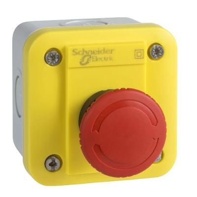 Estação de Controle Completa XALEK1701 Função Emergência IP54 Amarelo Schneider Electric