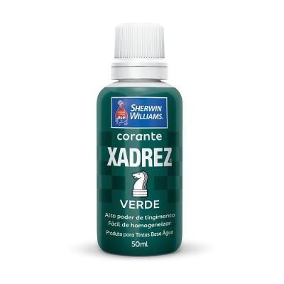 Corante Líquido Xadrez Alto Poder de Tingimento Verde Sherwin Williams 50ML