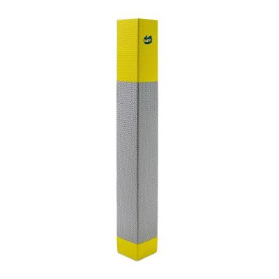 Cantoneira para Estacionamento 75cm Protege Carro com Adesivo E.V.A. Cinza e Amarelo Bemfixa