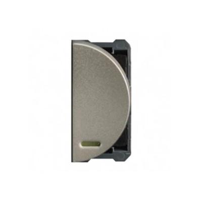 Interruptor Simples 583601B Led Inferior Magnésio Arteor Amadeirado Pial