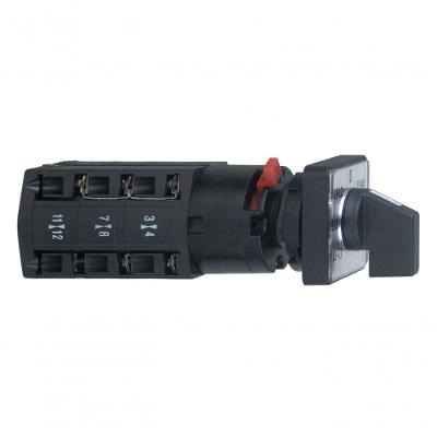 Interruptor de Came Completo K10F027MCH com Voltímetro IP65 Preto Schneider Electric