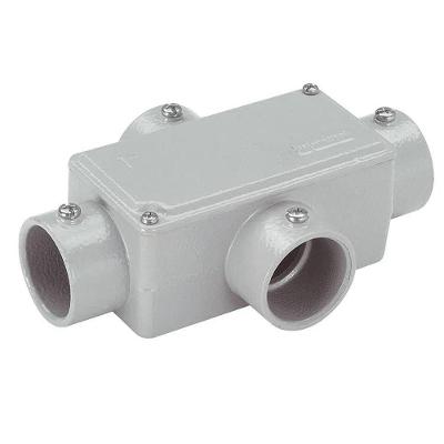 Caixa de Derivação Conduletzel com Rosca BSP e Placa Cinza Wetzel E002100060