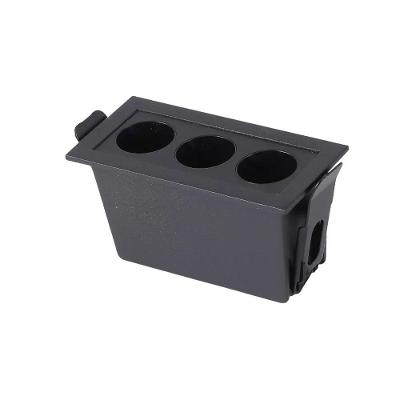 Downlight Powerus Embutir 3 Leds 35° 6W 3000K 540LM Bivolt IP20 Preto