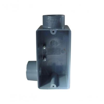 Caixa de Derivacao LLCSR-20 PVC Conduletzel Fixa Tipo LL Encaixe sem Rosca Cinza Wetzel