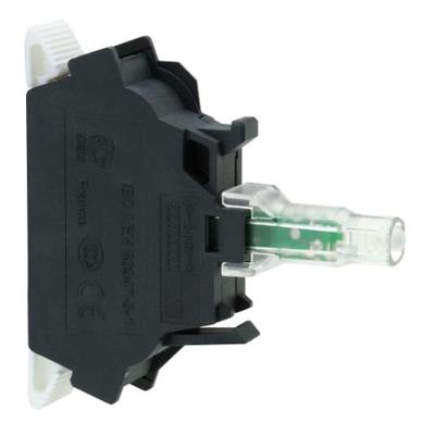 Bloco de Contato Luminoso ZBVB15 com LED Branco Mola Bivolt Schneider Electric