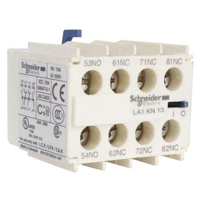 Bloco de Contato Auxiliar LA1KN13 1NA+3NF Bivolt Frontal Schneider Electric