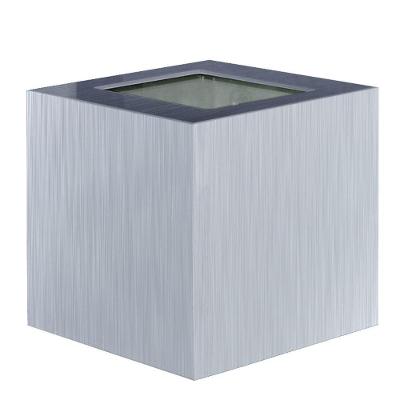 Arandela AR104V Externa Box Escovado Inox Bivolt para Parede Hansa