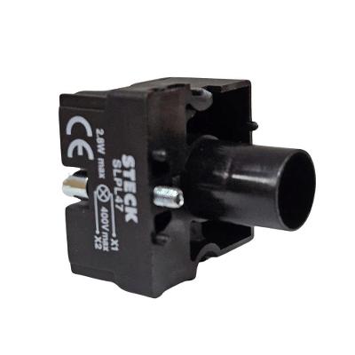 Bloco de Contato de Lâmpada SLPL47 Alimentação Direta 6-380V Bivolt Steck