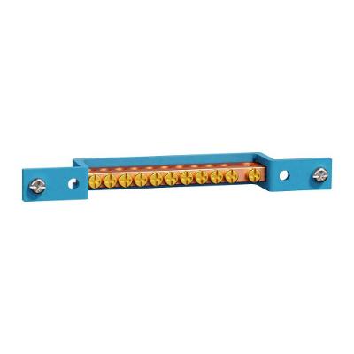 Barramento Easy9 Neutro para Quadro 24-36-48 Módulos Azul Schneider