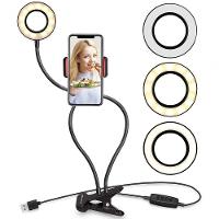 Ring Light Completo Suporte Celular Maguiagem Live Stream - 5