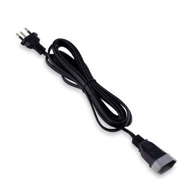 Cordão Prolongador DN1693 Macho-Fêmea 2P+T Preto Daneva 3M 3X0,75MM² 10A 250V Bivolt