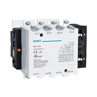 Contator Tetrapolar NC2-330-4 330A 220VCA 4 Polos Alta Capacidade Chint