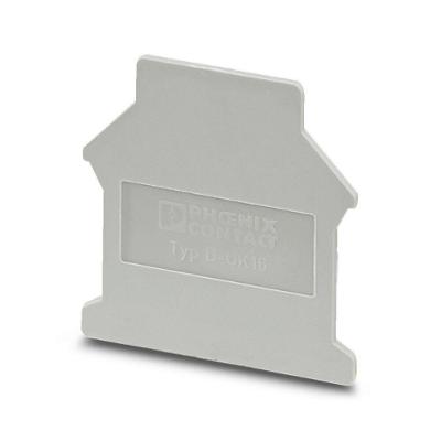 Tampa para Borne D-uk 16 com Proteção 16mm Cor Cinza Phoenix Contact 3006027