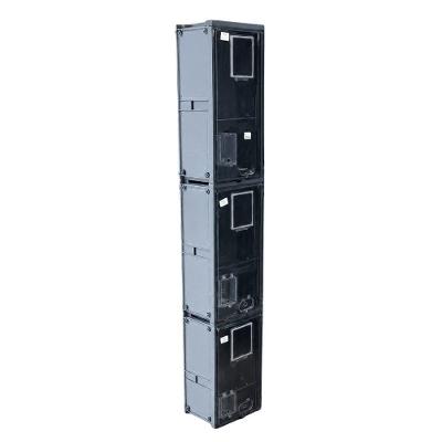 Conjunto de Quadros de Medição 8583 Vertical Policarbonato Bivolt TAF 3 Unidades