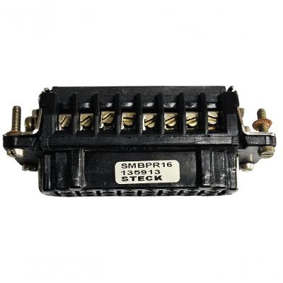 Tomada Multipolar SMBPR16 Miolo Fêmea 16 Polos 16A 600V Bivolt Steck