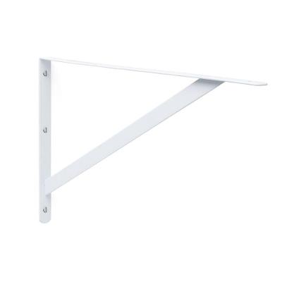 Suporte para Prateleira Mão Francesa 50cm Reforçado Maior Resistência Branco Bemfixa 50CM